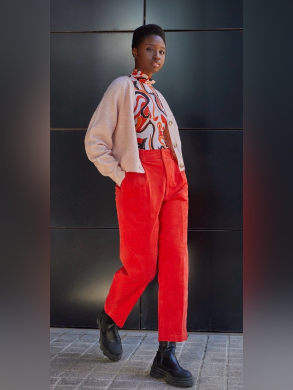 Marni x Uniqlo Corduroy Wide Fit Trousers